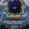 HT17 1.46 inch Round Screen Bluetooth Smart Watch, Support Health Monitoring & 100+ Sports Modes(Orange)