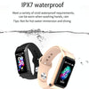 X4 1.14 inch HD Screen Bluetooth Earphone Smart Bracelet, Support Sleep Monitoring / Body Temperature Monitoring / Heart Rate Monitoring(Rose Gold)