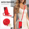 For Samsung Galaxy Note20 Ultra Crossbody Dual-buckle Wallet RFID Back Leather Phone Case(Red)