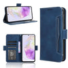 For Samsung Galaxy A56 5G Skin Feel Calf Texture Card Slots Leather Phone Case(Blue)