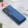 For Samsung Galaxy A73 5G Skin Feel PU + TPU + PC Phone Case(Blue)