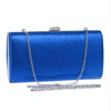 Women Fashion Banquet Party Square Handbag Single Shoulder Crossbody Bag (Blue)