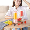 MEILING ML-88 Portable Electric USB Rechargeable Juicer Vegetable Fruit Squeezers Juicer(White)