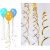 5 PCS 70cm PVC Spiral Ornaments Christmas Kindergarten Classroom Birthday Party Scene Layout Hanging Sequin Ornaments(Rose Gold)