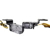2pcs C-071 Motorcycle Modified LED Turn Signal Handlebar Turn Indicator(Black)