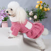 Red Velvet Pet Dress, Dog/Cat, Small