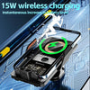 15W QI Protocol Wireless Car Charger Smart Induction Phone Holder(Black)