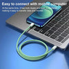 12W PD USB-C / Type-C to 8 Pin Data Cable, Cable Length: 1m(Blue)