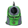 Dog Carrier Backpack, Green, Large, Holds 25kg - Front Pet Travel Bag