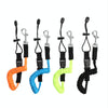 Stretchable Kayak Paddle Board Safety Rope Spring Leash With Safety Lock(Yellow Green)