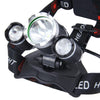 LED Headlamp High Power Bright Headlight , 3 CREE T6 with Charger, NO Including Batteries