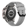 AK56 IP67 BT5.1 1.43inch Smart Watch Support Voice Call / Health Monitoring, Style:Silicone Strap(Silver)