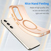 For Samsung Galaxy S23 5G MagSafe Frosted Translucent TPU + PC Full Coverage Phone Case(Orange)