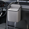 Car Seat Storage Bag With Waterproof Bucket Car Storage Multifunctional Trash Can(Grey)