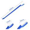 10x Double-Ended Pet Toothbrushes, Blue, Medium, Dog & Cat
