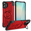 For Samsung Galaxy A06 Lens Holder MagSafe Phone Case(Red)