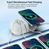 WLX-810C 140W GaN PD Multi-port Charger, Support Wireless Fast Charging(White)
