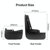 For Multivan Carvelle T5/T6 2008-2020 4pcs/Set Car Auto Soft Plastic Splash Flaps Fender Guard