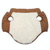 XL Coffee Dog Vest, Winter Coat, 100% Cotton