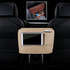 Car Front Seat Hanging Bag Mobile Phone Storage Bag (Beige)