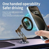 G188 Aluminum Alloy Adjustable Cellphone Stand Car Dashboard Magnetic Phone Holder(Gold)