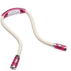 Portable U-shaped LED Flexible Handsfree Hug Neck Reading Book Lamp Torch(Pink)