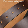 Dandali 120cm Men Rubberized Pin Buckle Belt Casual Vintage Waistband, Model: Style 6(Brown)