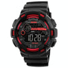 SKMEI 1243 Men Sports Watch Outdoor Waterproof Digital Watch(Red)