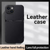 For iPhone 15 Plus Litchi Leather Magnetic Full Coverage Shockproof Phone Case(Red)