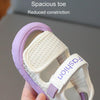 Summer Baby Soft-Soled Toddler Shoes Children Wrapped Toe Breathable Shoes, Size: 18(Beige)