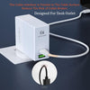LDNIO A2620C PD3.0 65W USB Power Adapter Travel Charger with Type-C to Type-C Cable, US Plug