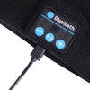 Knitted Bluetooth Headsfree Sport Music Headband with Mic for iPhone / Samsung and Other Bluetooth Devices(Black)