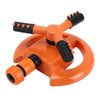 Garden Automatic Rotating Nozzle 360 Degree Rotary Automatic Sprinkler Garden Lawn Watering Nozzle Irrigation Nozzle,Applicable for 1/2 inch Water Pipes(Orange)