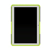 For Huawei MediaPad T3 10 Tire Texture Shockproof TPU+PC Protective Case with Holder(Green)