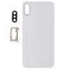 iPhone XS Battery Cover White - Camera Lens & Adhesive