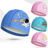 Cute Cartoon High Elastic Children PU Waterproof Swimming Cap(Little Fear Fish)