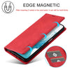 For Samsung Galaxy A16 5G LC.IMEEKE Strong Magnetism Microfiber Leather Phone Case(Red)
