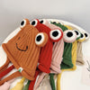 Children Cartoon Frog Woolen Hat Warm Knitted Hat Bomber Hat, Size: For 1-3 Years Old(Orange)