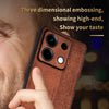 For Xiaomi Redmi Note 13 Pro 5G AZNS 3D Embossed Skin Feel Phone Case(Brown)