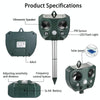 Outdoor Ultrasonic Solar  Animal Repeller  Pest Mouse Repeller  Sensor Garden Bird Cat Dog Fox Repellent Keep Animals Away
