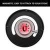 Magnetic Fireplace Thermometer Temperature Monitor(Black)