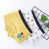 150 Yards 2pcs Boys Cartoon Cotton Boxer Antibacterial Boxer(ND412)