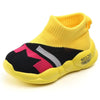 D2232 Breathable Baby Walking Shoes Fly Woven Mesh Children Casual Shoes, Size: 24(Yellow)