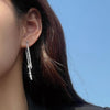Gypsophila Tassel Earrings Long Elegant Earrings, Color:  835 Rear Hanging