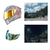 Motorcycle Helmet Visor Anti-UV Wind Shield Lens For AGV K1 / K3SV / K5(Electroplated Gold)
