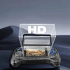 Q8 Handheld Game Console 3.0 Inch Screen Support TV Connection Built In 800 Games Singles Transparent Purple