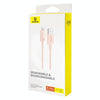 Baseus USB to 8 Pin Fast Charging Data Cable, Cable Length:2m(Pink)