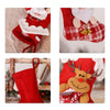 House-shaped Christmas Stockings Gift bag Christmas Eve Decoration Candy Stockings(Old Man)