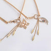 Women Thin Belt Metal Rhinestone Decorative Waist Chain, Length:68cm, Style:Four Pearls Pendant