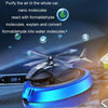 Car-Mounted Solar Rotating Airplane Aromatherapy Ornaments(Blue)